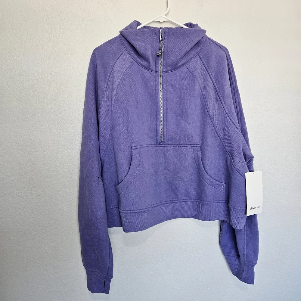 NWT Lululemon | Scuba Oversized Funnel-Neck Half Zip Purple, Womens XL / XXL - Picture 6 of 10